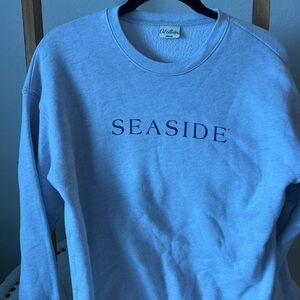 Oat Collective Seaside Women's Crew Neck Sweater - Light Blue